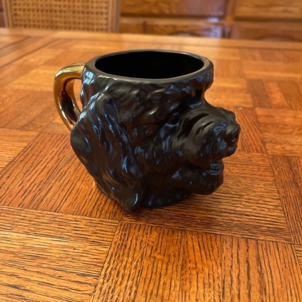 Tabitha Brown, black dog mug